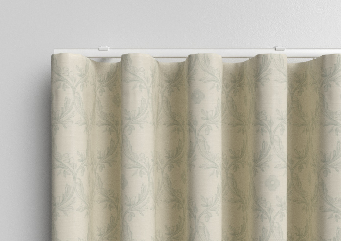 Trellis Prints, Vine and Bloom Romsey Bud Green - Made to Measure Curtains - Image 13